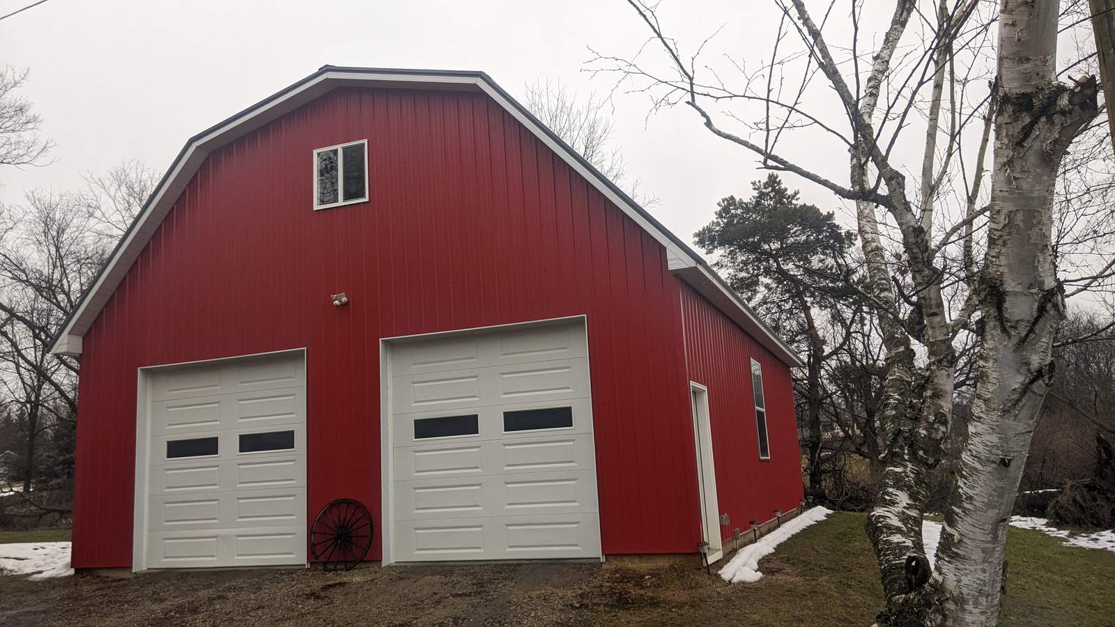 A pole barn built by CNO Pole Barns in Michigan
