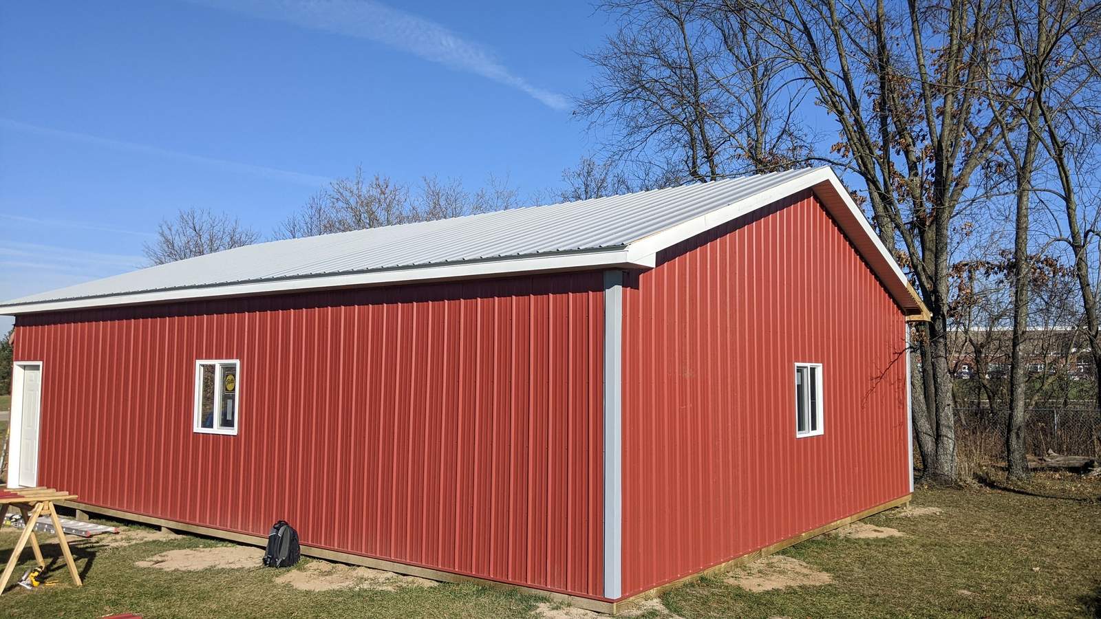A pole barn built by CNO Pole Barns in Michigan