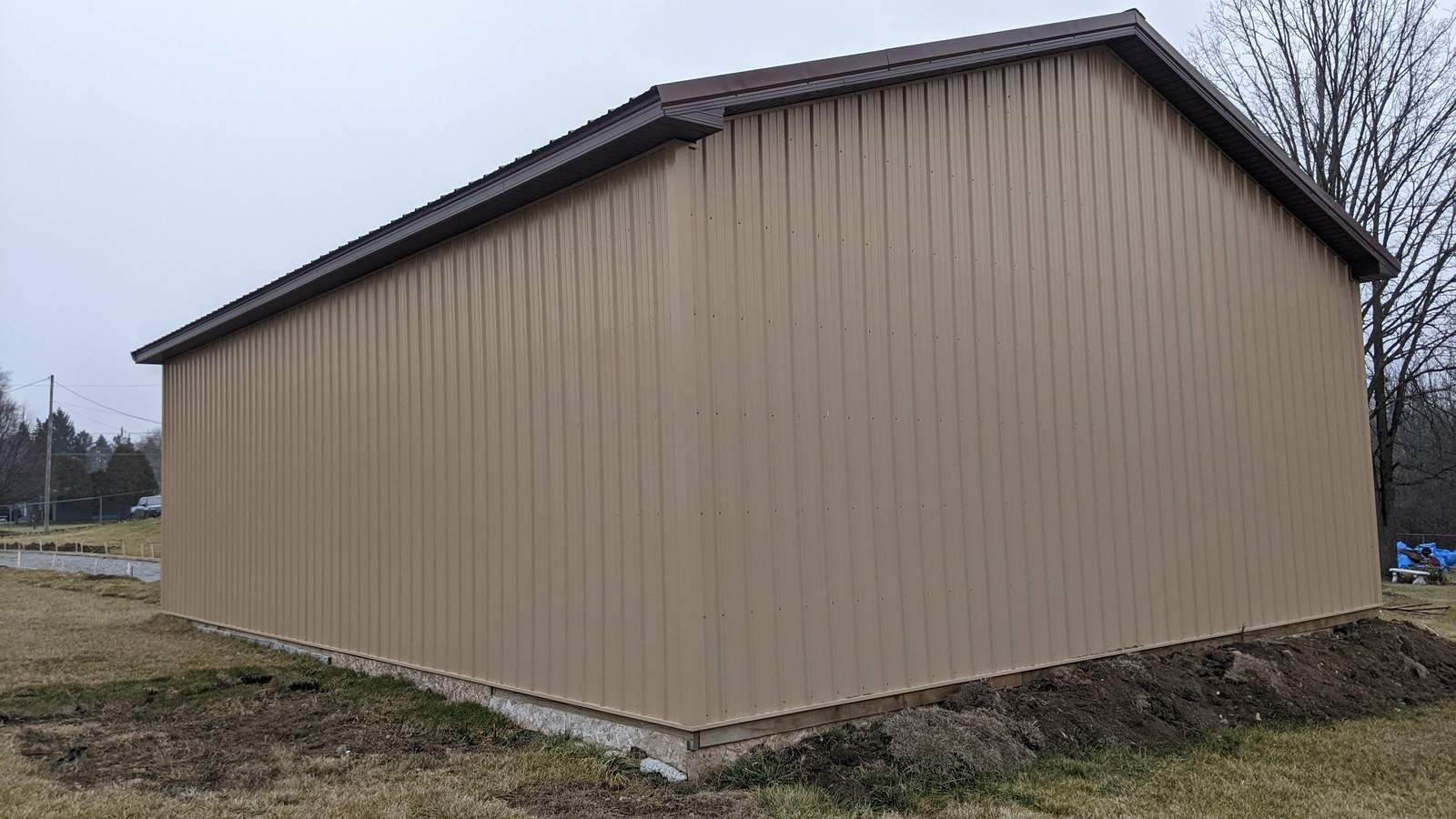 A pole barn built by CNO Pole Barns in Michigan